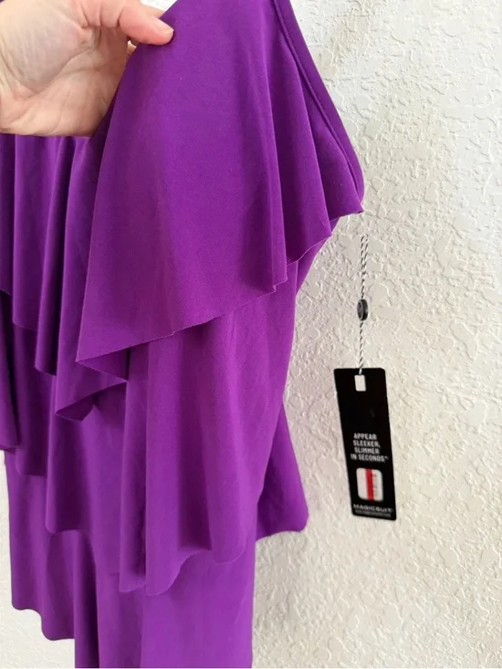 Magicsuit Purple Rita Tankini Swim Top - NWT - 16 - Picture 3 of 12